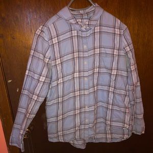 Light blue button down